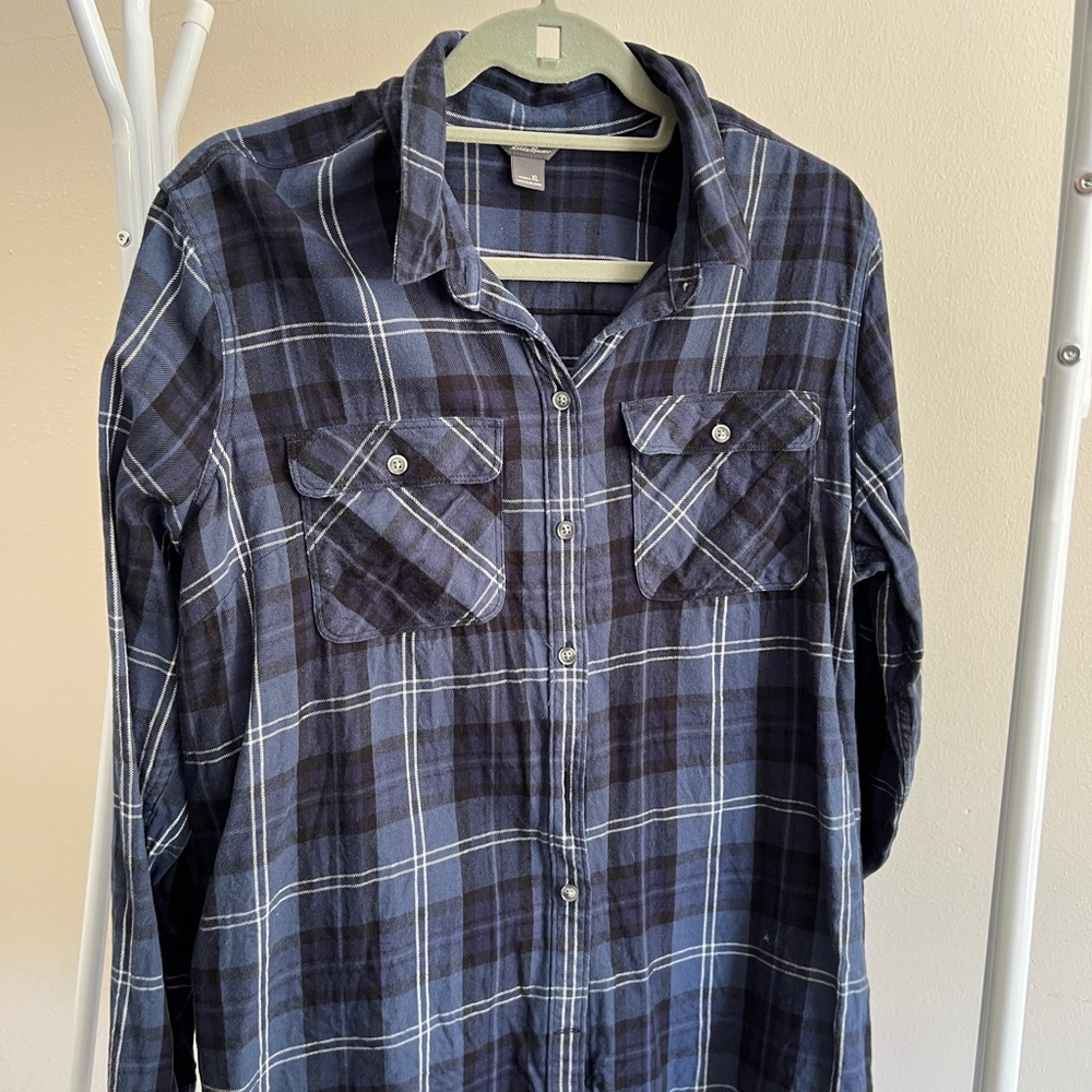 Eddie Bauer women’s flannel shirt